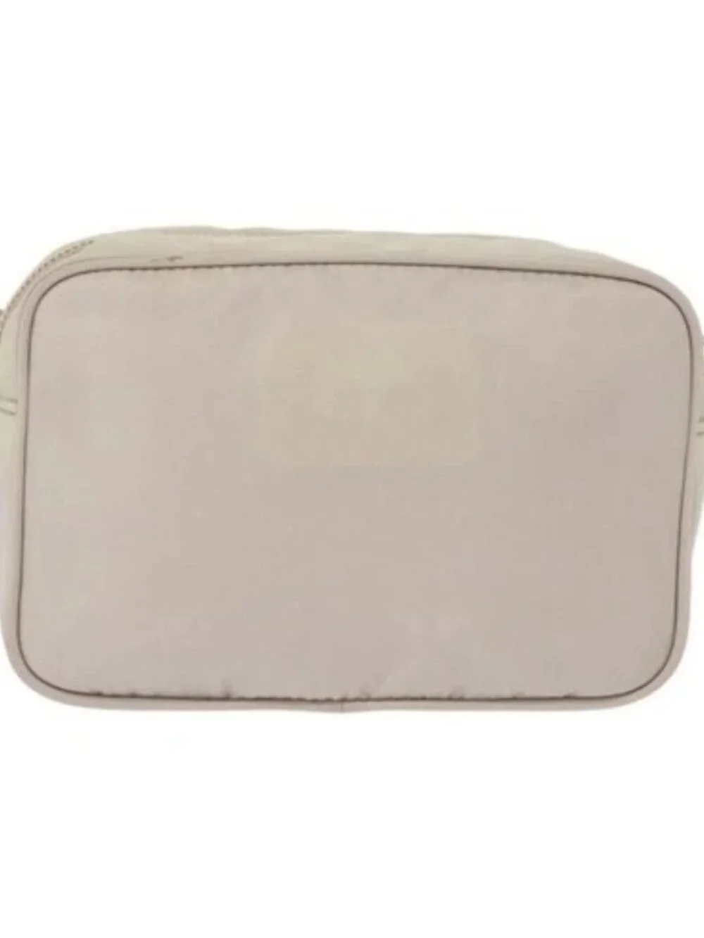 PRADA Shoulder Bag Nylon Ivory Gold Auth 168292 - Picture 2 of 16